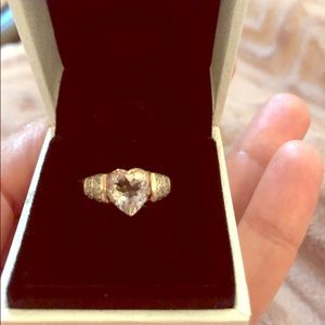 10k rosegold morganite ring